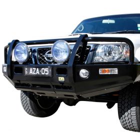 TJM OUTBACK HEAVY DUTY BUMPER BLACK STEEL 070SB13L13W Outback 1595