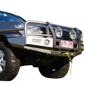 TJM OUTBACK HEAVY DUTY BUMPER BLACK STEEL 070SB13N81A Outback 1495