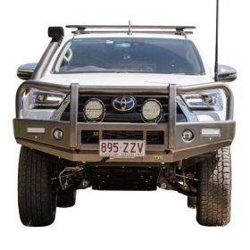 TJM OUTBACK HEAVY DUTY BUMPER BLACK STEEL 070SB13N87J Outback 1595