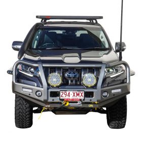 TJM OUTBACK HEAVY DUTY BUMPER BLACK STEEL 070SB13N88O 150 SERIES 11/17-On 1995