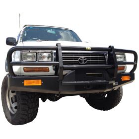 TJM T13 MULTI FIT WINCH BUMPER BLACK STEEL 070SB13W80A Outback 1195