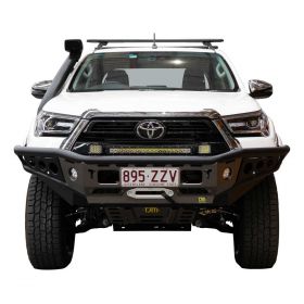 TJM CHASER PRERUNNER BUMPER BLACK STEEL 070SB22N87E 8th GEN 08/20-On Extra C/Chas & Pick Up 1895