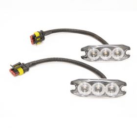 TJM Front Indicator Lamp kit suit Chaser Bumper - Pair 076SLKIT001 8th GEN 09/15-07/18 Extra C/Chas & Pick Up 95