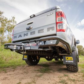 TJM RB6 REAR PROTECTION BUMPER STEP & TOWBAR BLACK STEEL 081SB27321W 08/15-05/22 XLT Super Cab P/Up 2.0DTT 1295