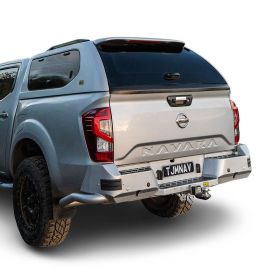 TJM RB6 REAR PROTECTION BUMPER STEP & TOWBAR BLACK STEEL 081SBRBA10S D23 S4 12/20-On PRO-4X 1295