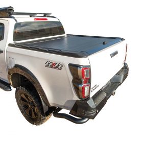 TJM RB6 REAR PROTECTION BUMPER STEP & TOWBAR BLACK STEEL 081SBRBA34G RG 08/20-On 4Dr C/Chas & Pick Up 1295