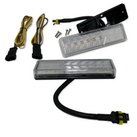 TJM INDICATOR PARK LIGHT & INDICATOR ASSEMBLY LED CLEAR LENS 428LED-PKCLR Bull Bar Electrical Parts 79.95